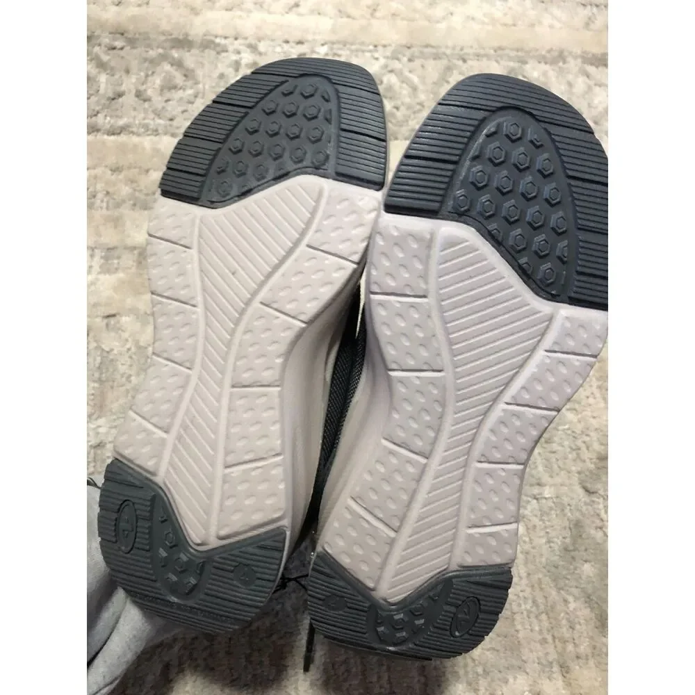 Youth Size 4 Grey Slip On Tennis Shoes